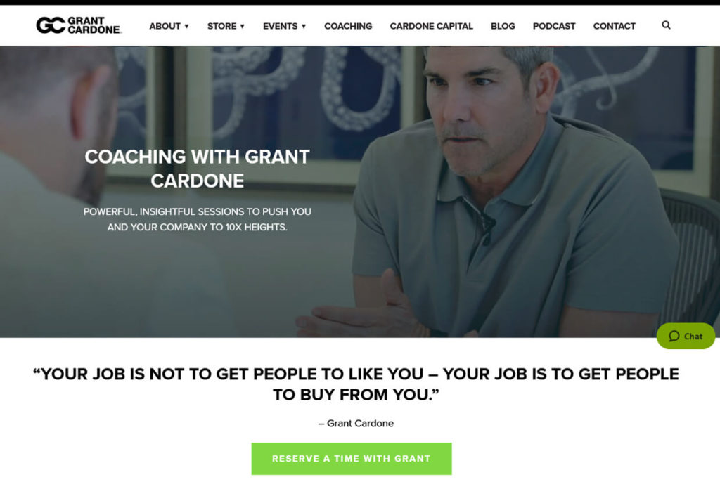 Grant Cardone Sales Funnel Types Coaching