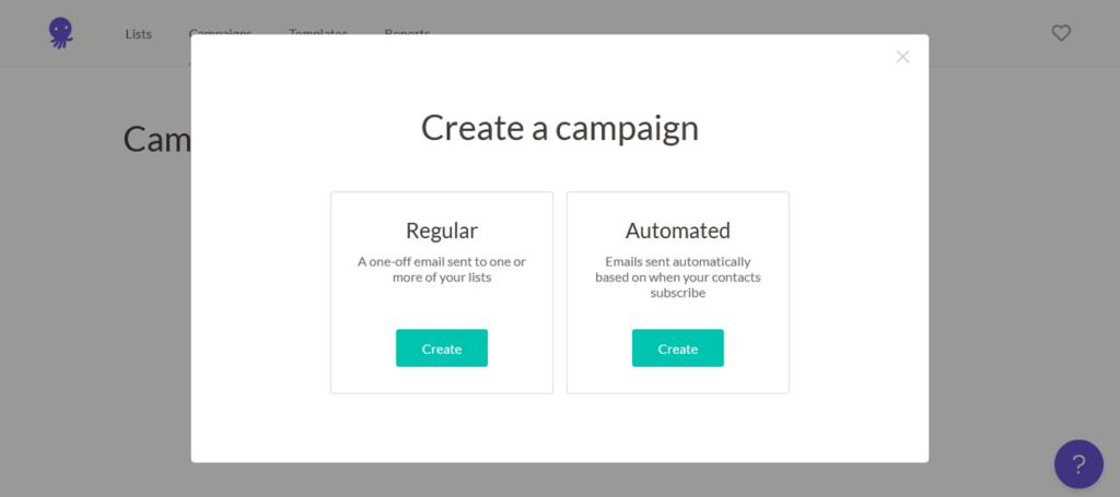 EmailOctopus Email Automation Create A Campaign