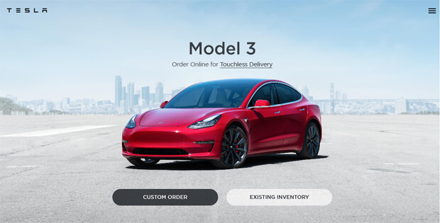 Tesla Homepage