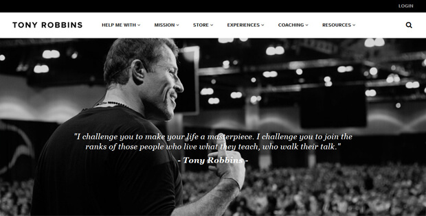 Tony Robbins About Page