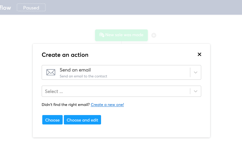Create A Sales Funnel Systeme.io Workflow Add Action For Upsell Email